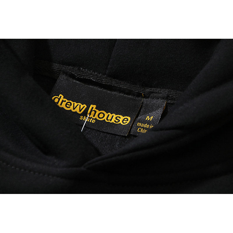 Drew House Hoodie Unisex Loose Casual Fleece Hoodie