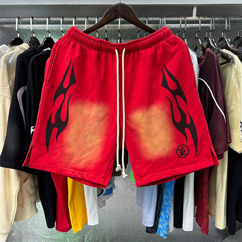 Hellstar Shorts Retro abstract print