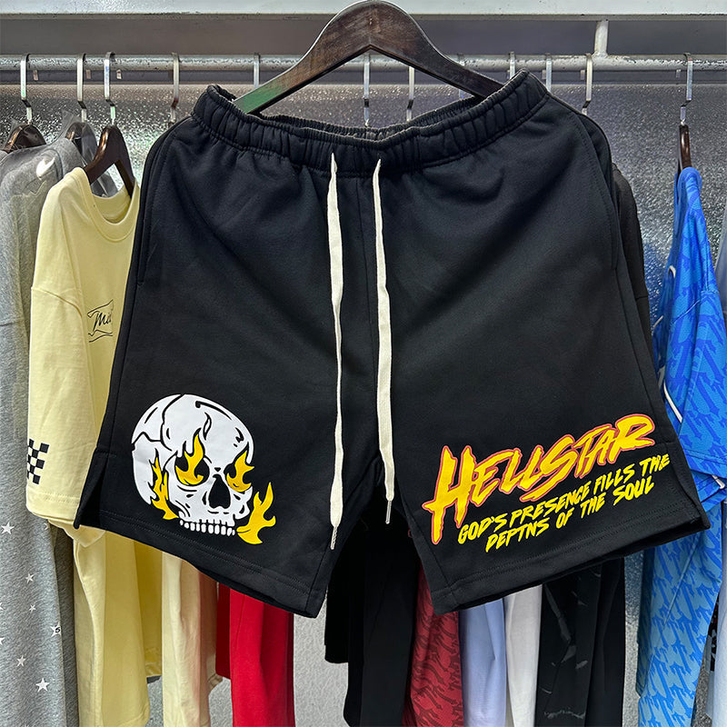 Hellstar Shorts Retro abstract print