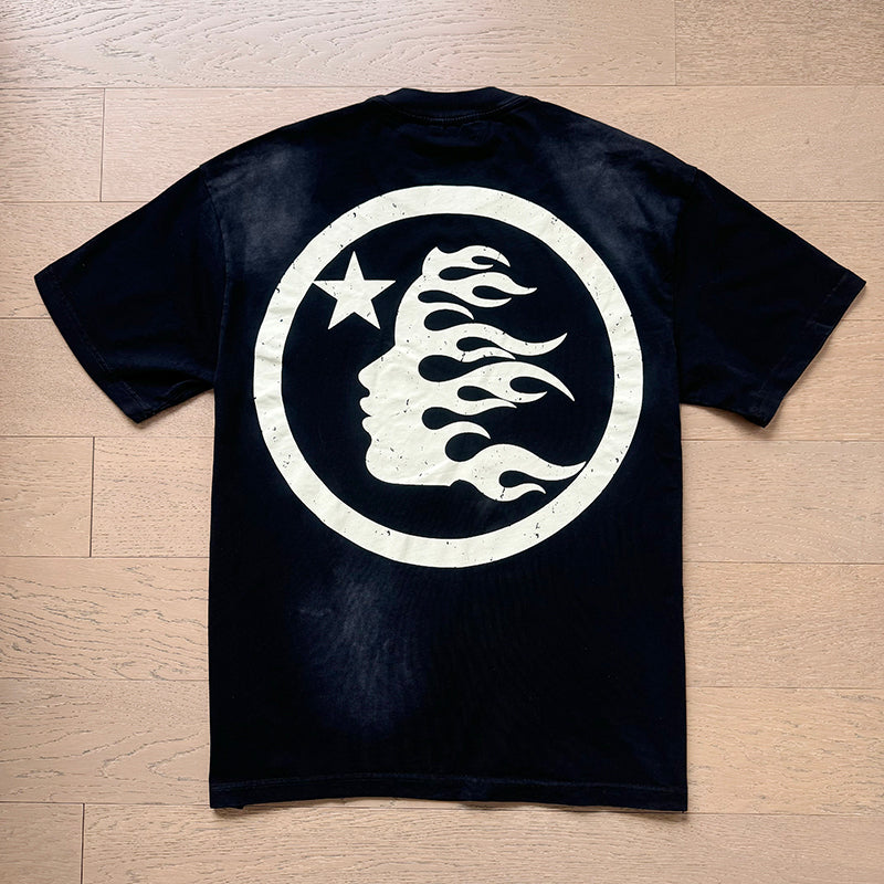 Hellstar T-shirts Washed Aging Process