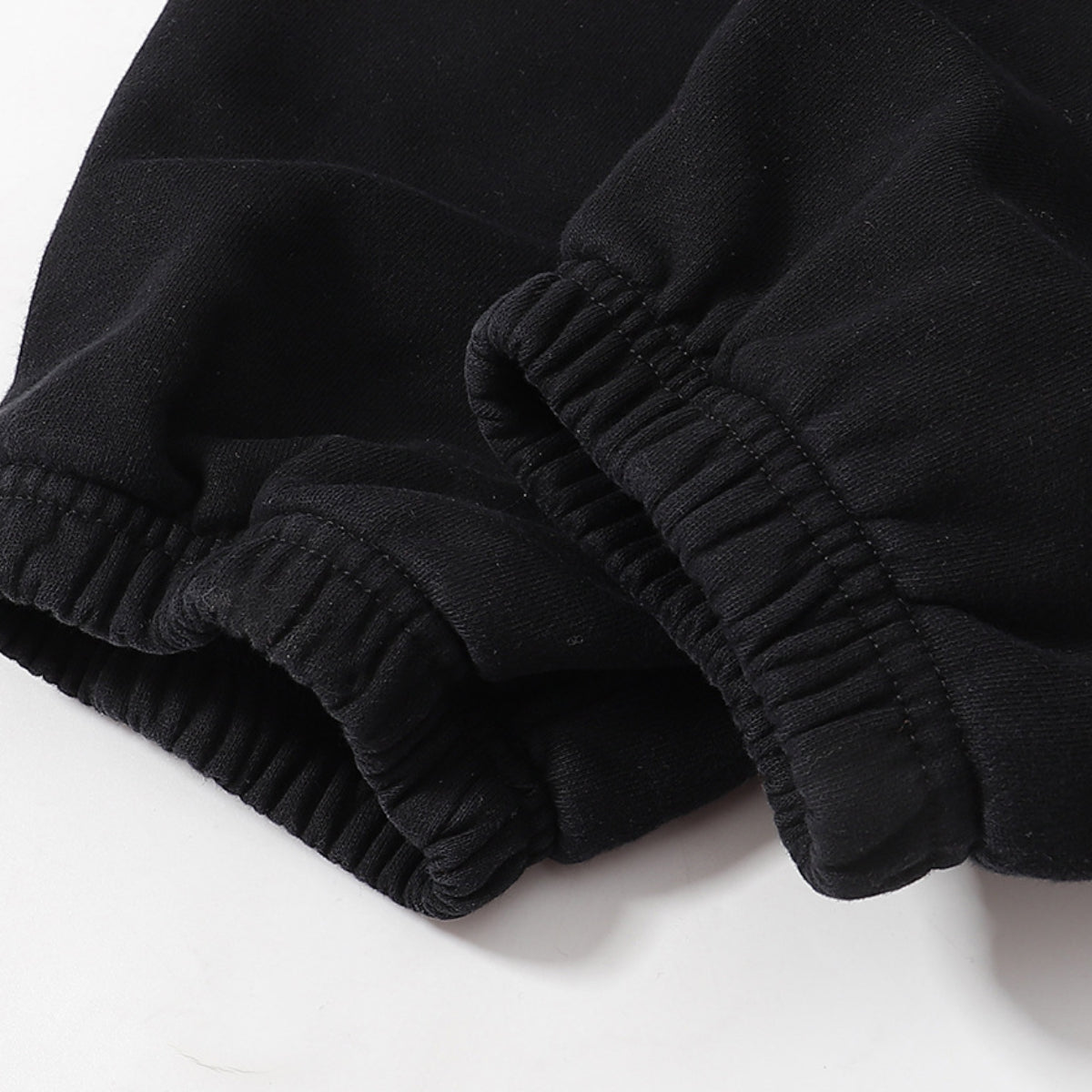 Hellstar Hoodie & Pants autumn and winter flare black flame pants hoodie