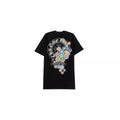 CHH Chrome Heart T Shirts Croix Cross Color Leather Printed Short Sleeve T-Shirt