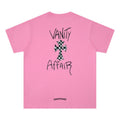 CHH Chrome Heart T Shirts Graffiti Cross Sanskrit Short Sleeve T-Shirt