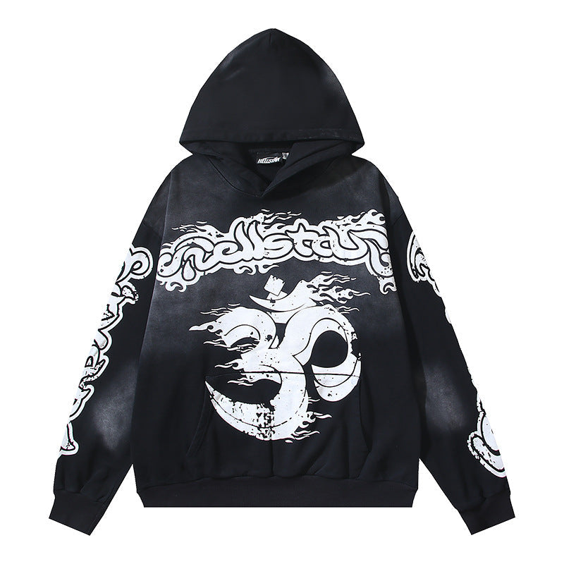 Hellstar Hoodie & Pants Wash Water Make Old Hoodies Sweater Trousers