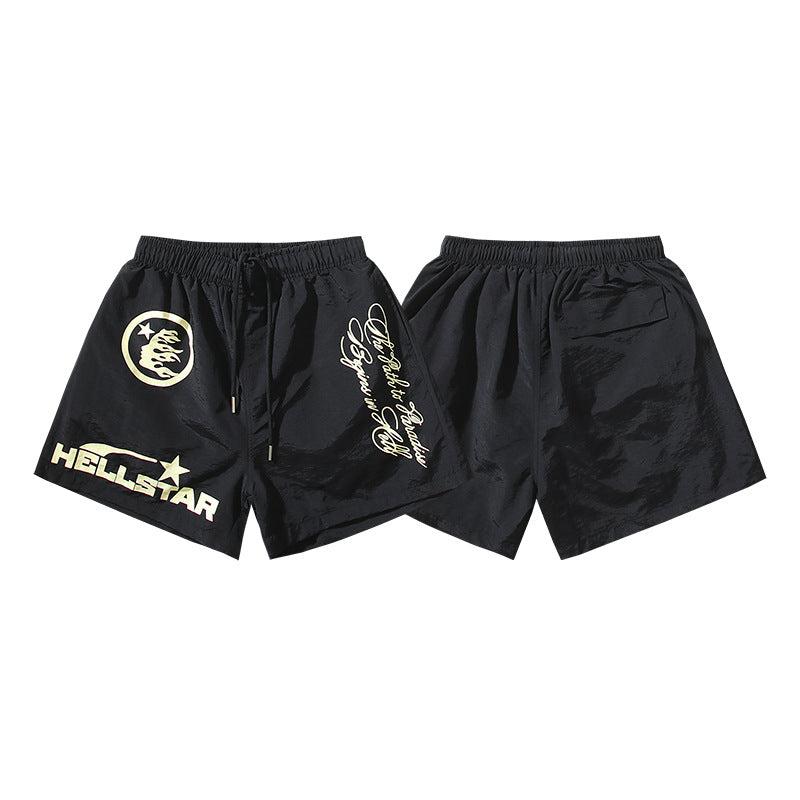 Hellstar Shorts Wash and Do Old Casual Shorts Summer