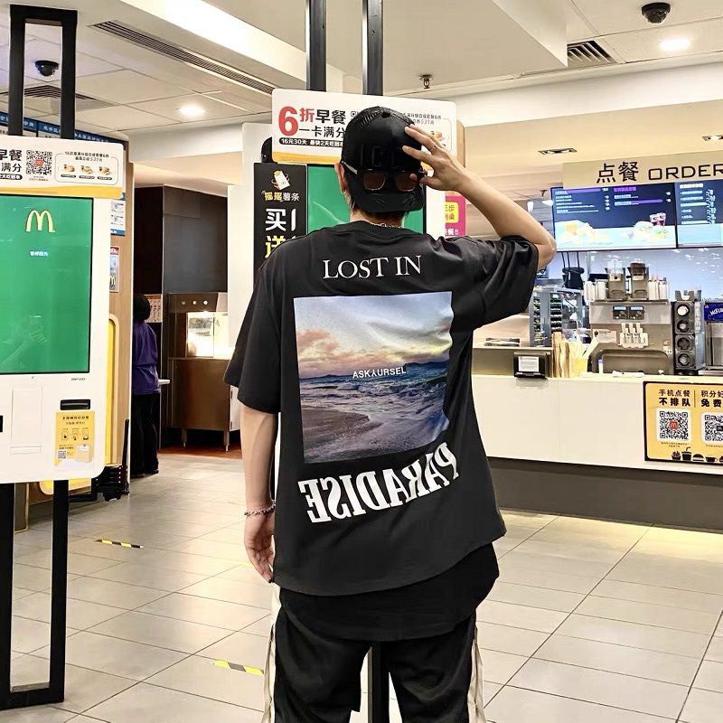 Askyurself T-shirts Big Talker Same Reflective California HAILANG Pattern